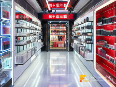 Cosmetic Display Cabinet Perfume Stand Design Wig Shelf