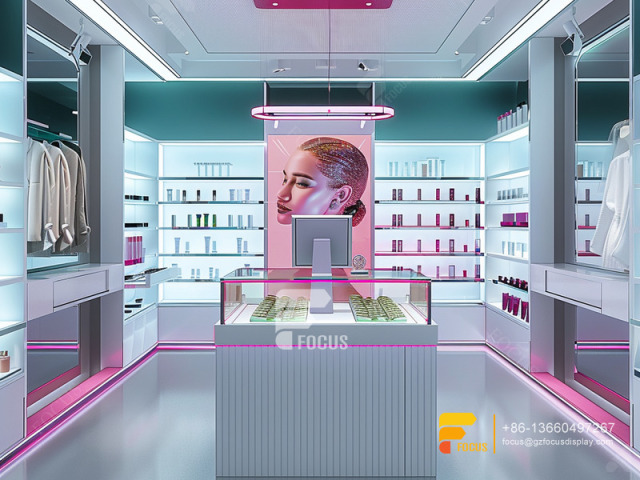 Perfume Racks Cosmetic Showcase Design Hair Furniture Supplies