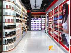 Custom Cosmetic Display Racks Perfume Shelfs Wig Stands