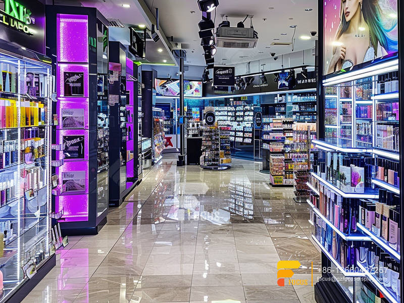 Perfume Rack Display Skin Care Furniture Hair Store Design