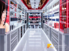Cosmetic Display Units Perfume Rack Design Wig Shelf