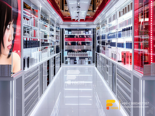 Cosmetic Display Units Perfume Rack Design Wig Shelf