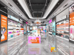 Perfumes Stand Cosmetic Retail Stores Wig Display Shelves