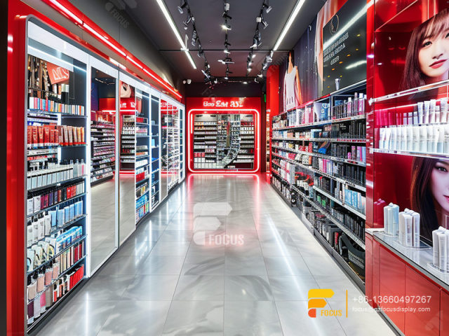 Perfume Shop Display Cosmetic Furniture Design Hair Racks