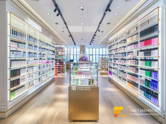 Retail Perfume Stores Cosmetic Furniture Design Wig Display Rack