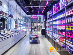 Cosmetic Shop Furniture Design Perfume Showcase Display Hair Stand