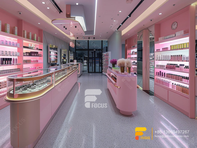 Design Perfume Store Cosmetic Display Manufacturers Stand Wig