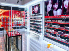 Cosmetic Display Units Perfume Rack Design Wig Shelf