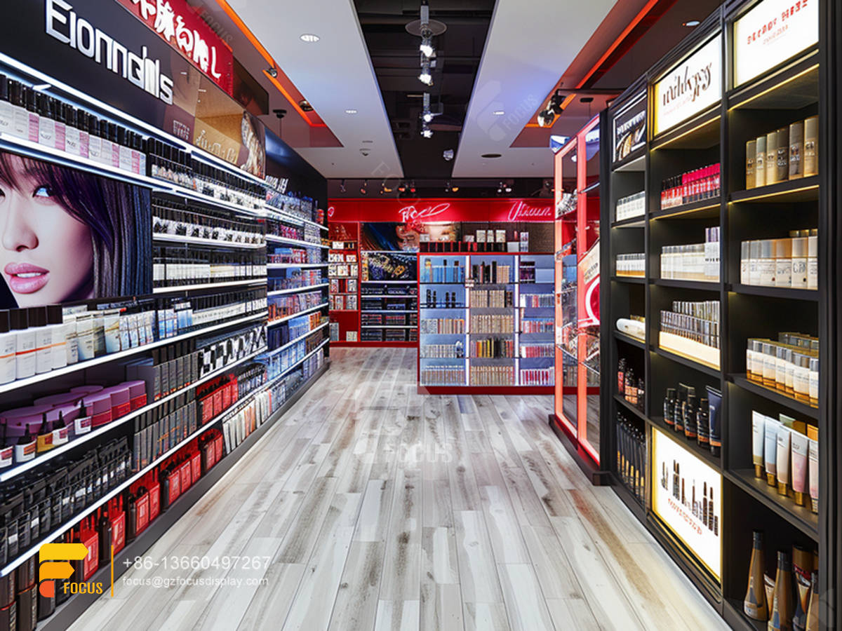 cosmetic display stand manufacturers perfume shelfs wig rack