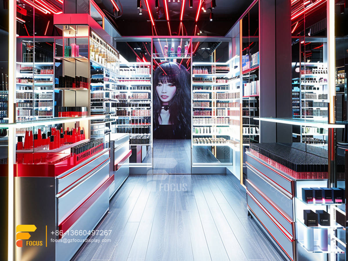 cosmetic display stand manufacturers perfume shelfs wig rack
