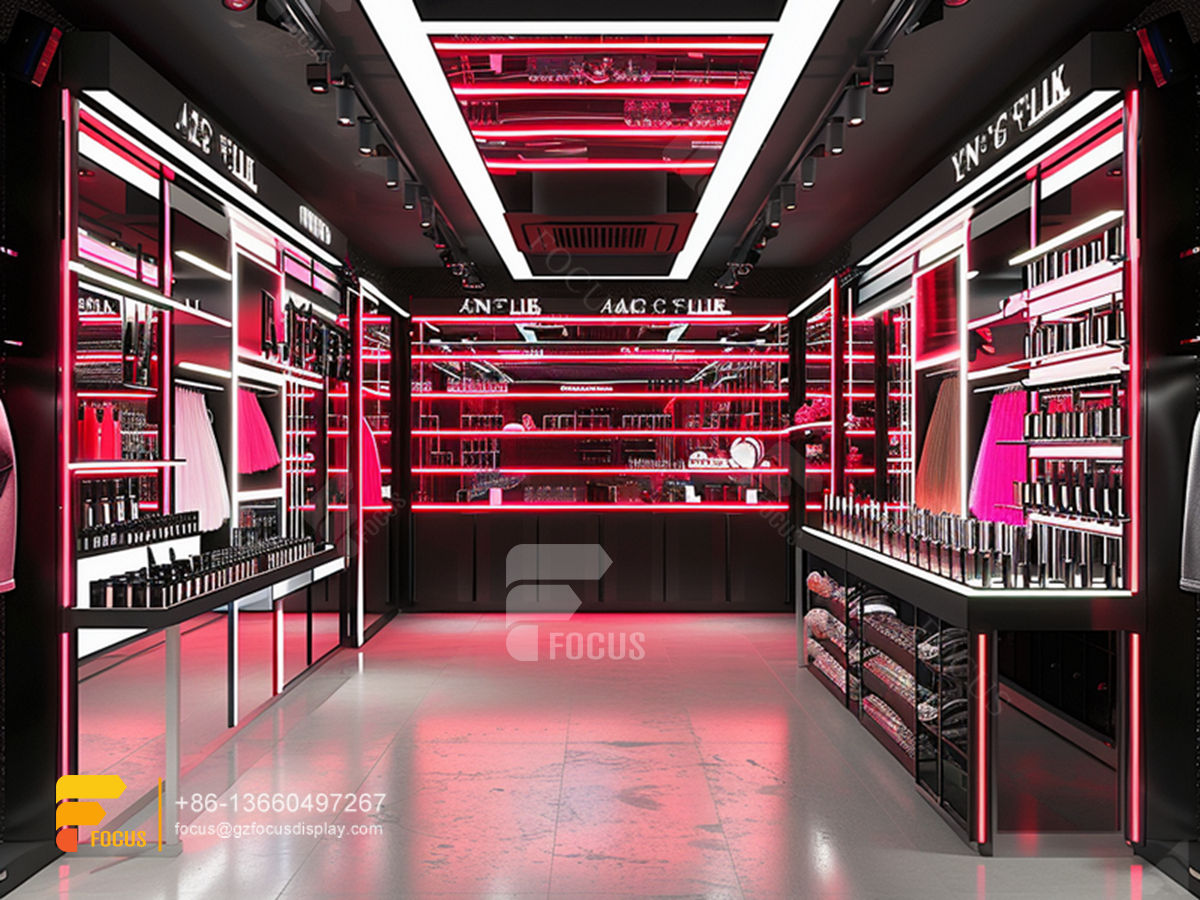 cosmetic store display perfume booth design hair store