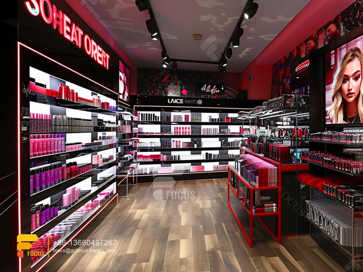 cosmetic store display perfume booth design hair store
