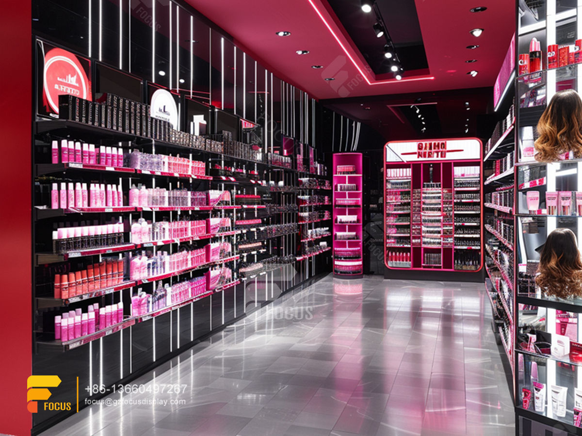 cosmetic store display perfume booth design hair store
