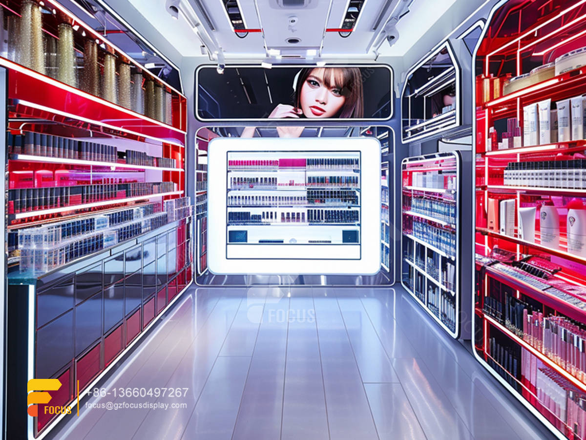 perfume store design cosmetic stands hair furniture supplies