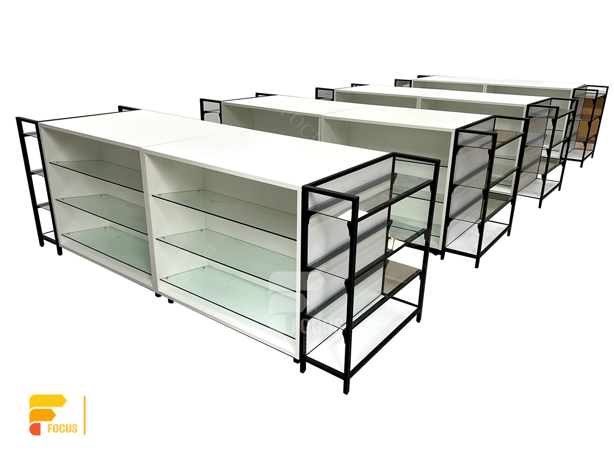 custom hair counter wig wall displays retail beauty shelf