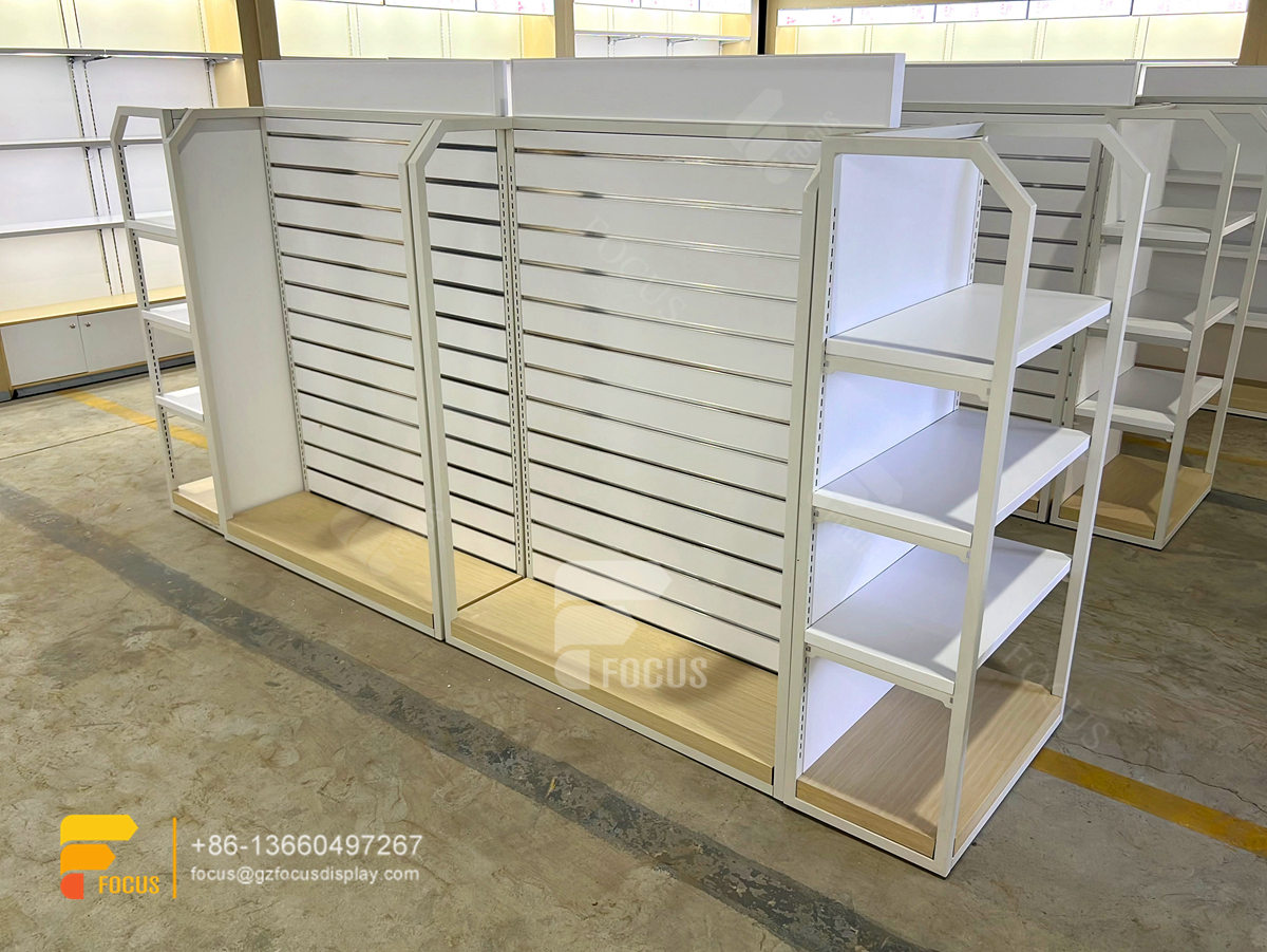 custom hair shelves wig rack beauty retail display