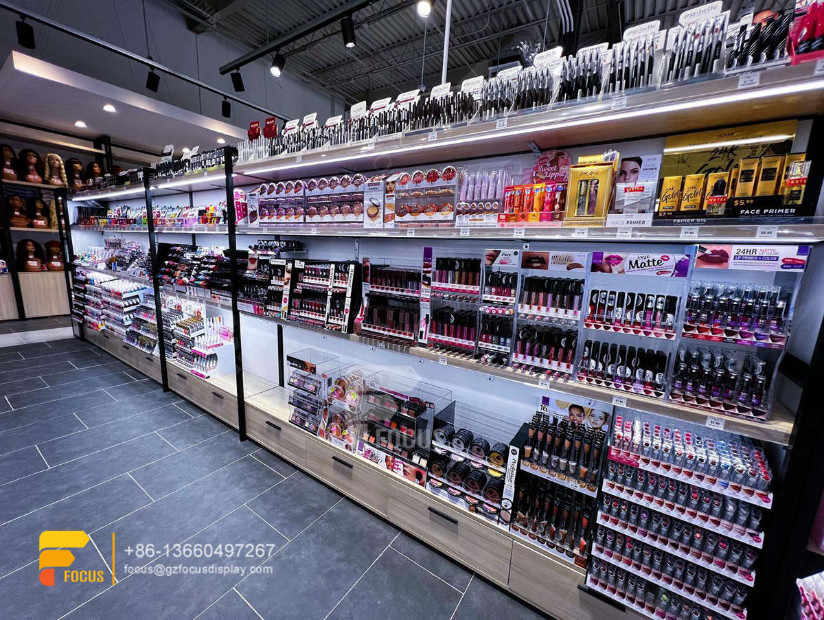 custom hair shop display wig wall display beauty store