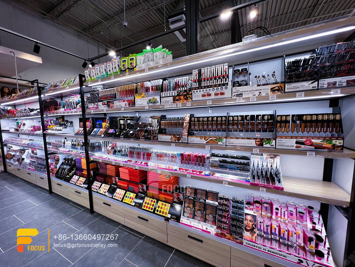 custom hair shop display wig wall display beauty store