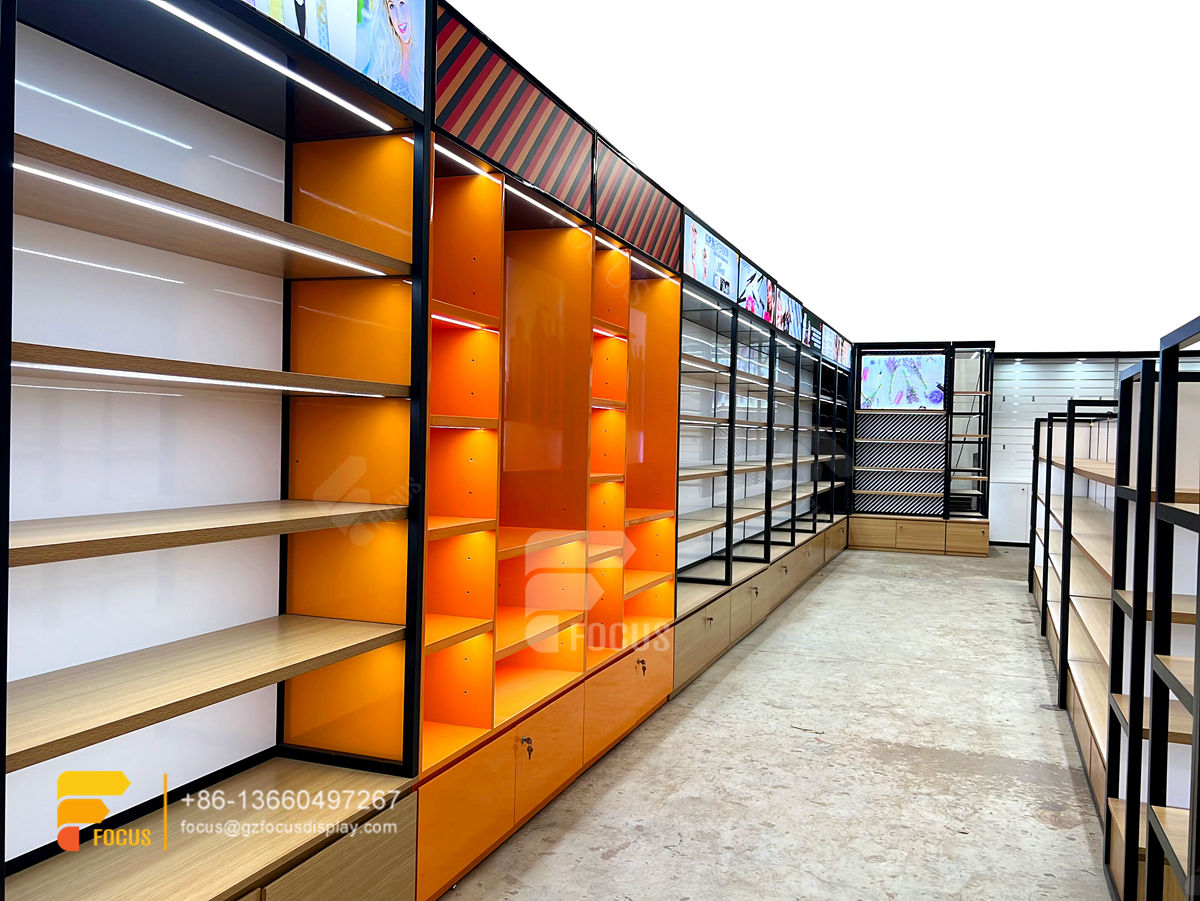 custom wig shelf display hair shelf beauty shop furniture