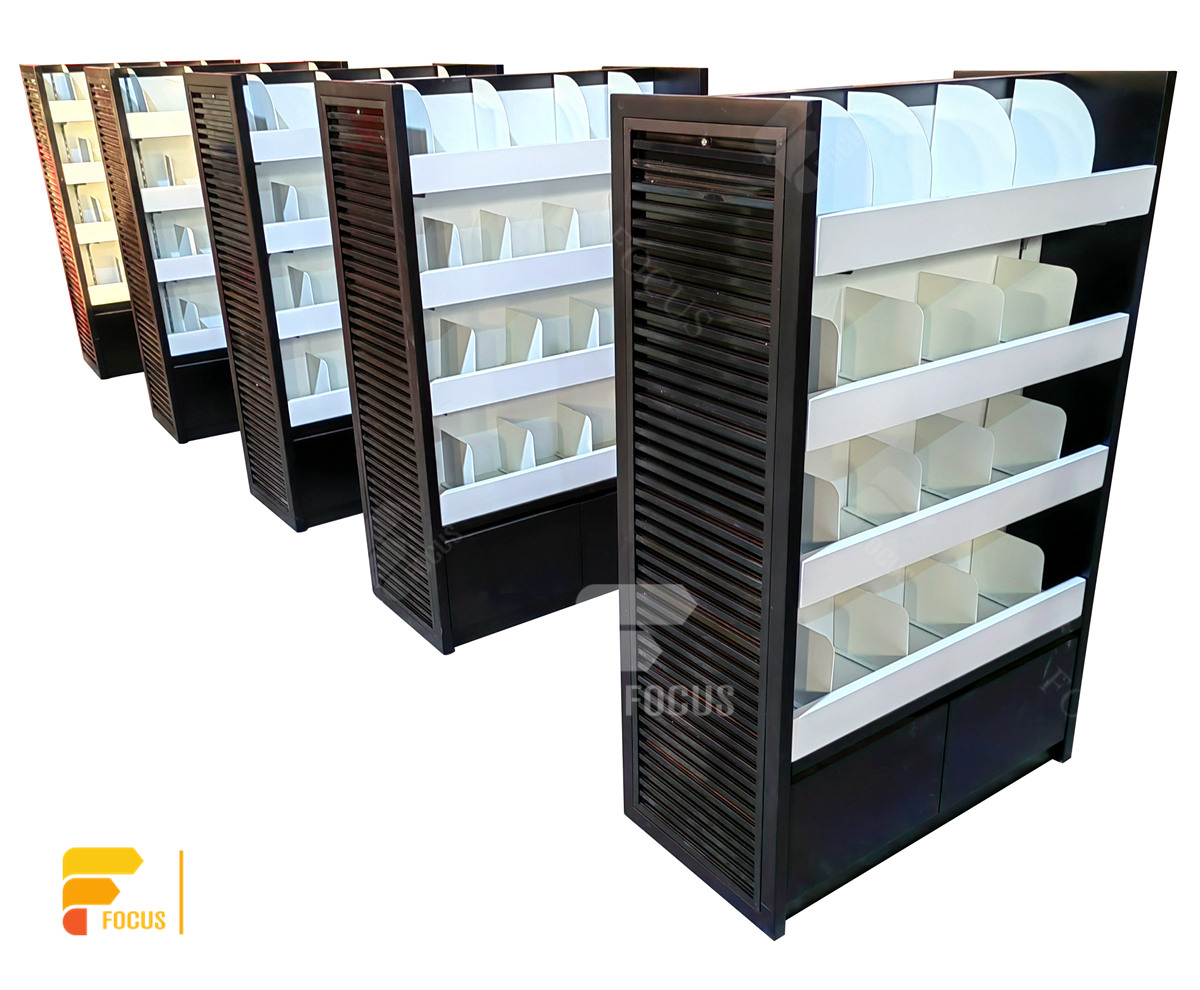 hair bundles display wig store shelving beauty cosmetics shop fitting
