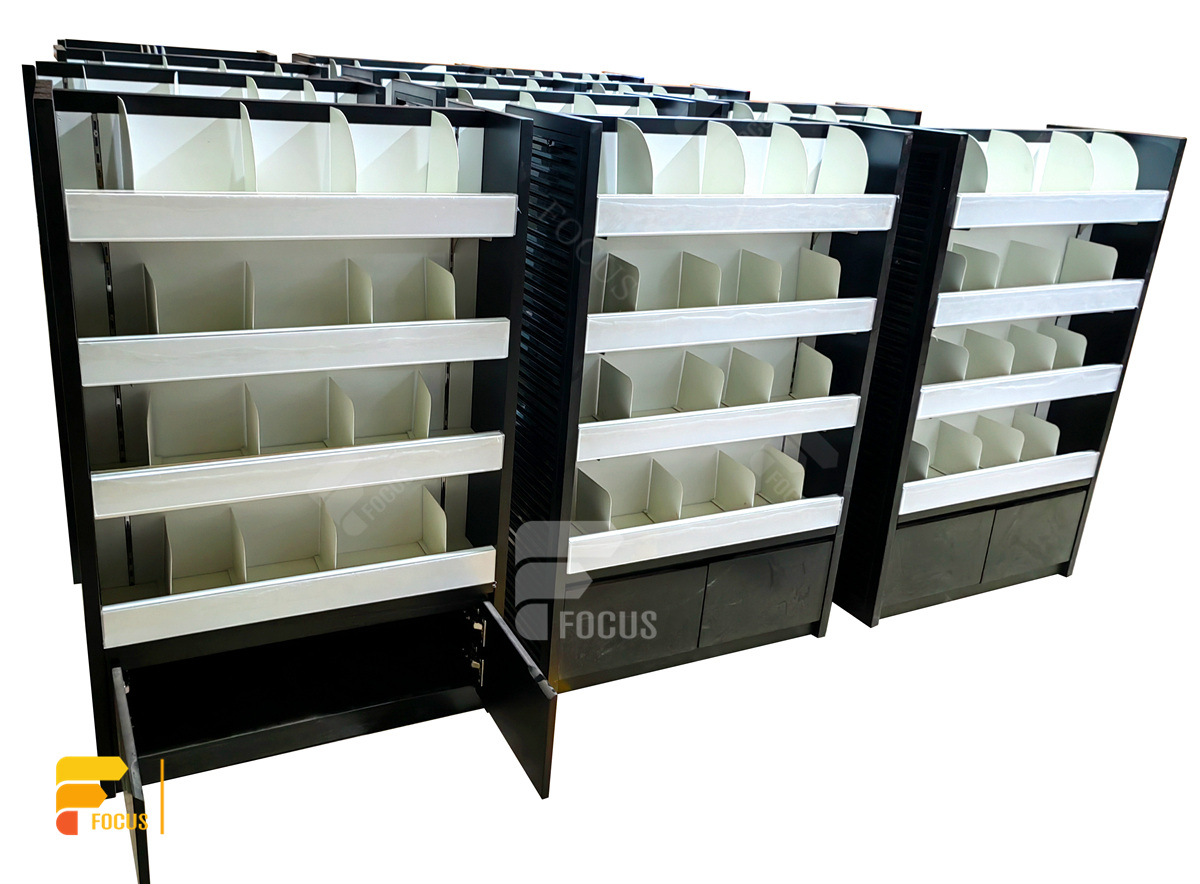 hair bundles display wig store shelving beauty cosmetics shop fitting