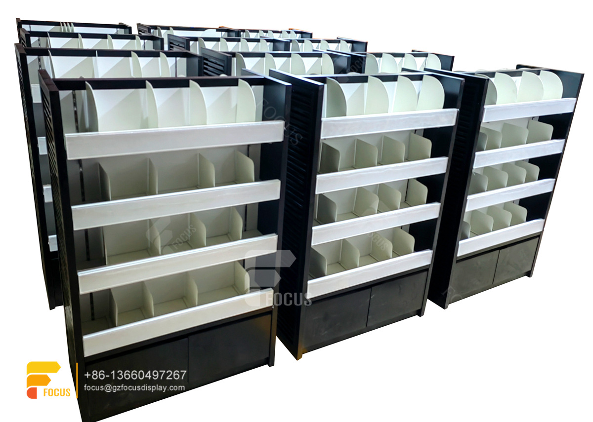 hair bundles display wig store shelving beauty cosmetics shop fitting