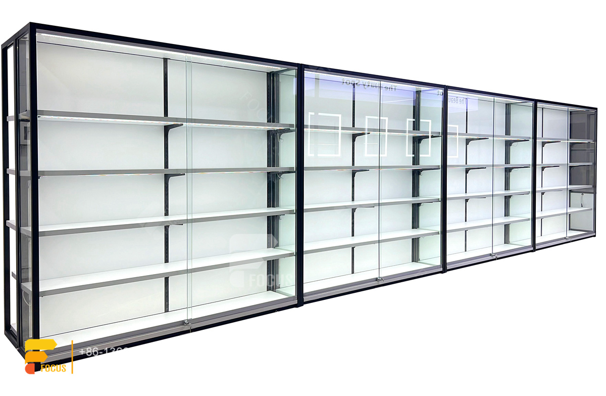hair display shelf wig shop decoration design slatwall rack