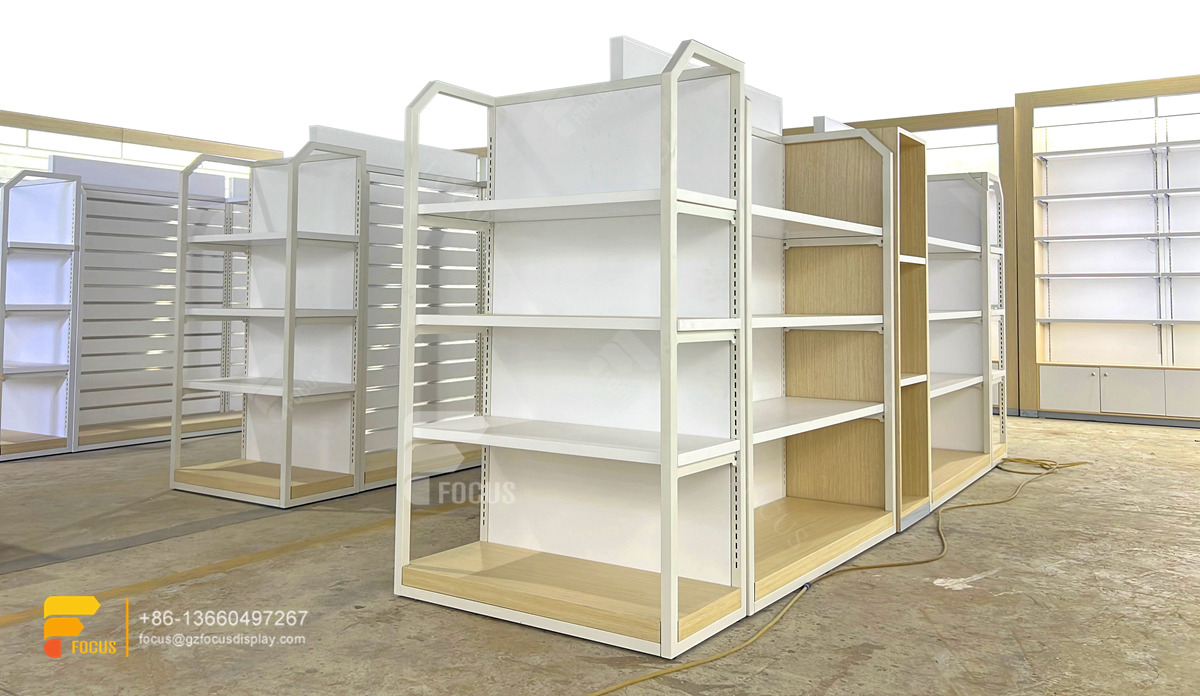 hair salon interior decoration wig display glass showcase salon furniture