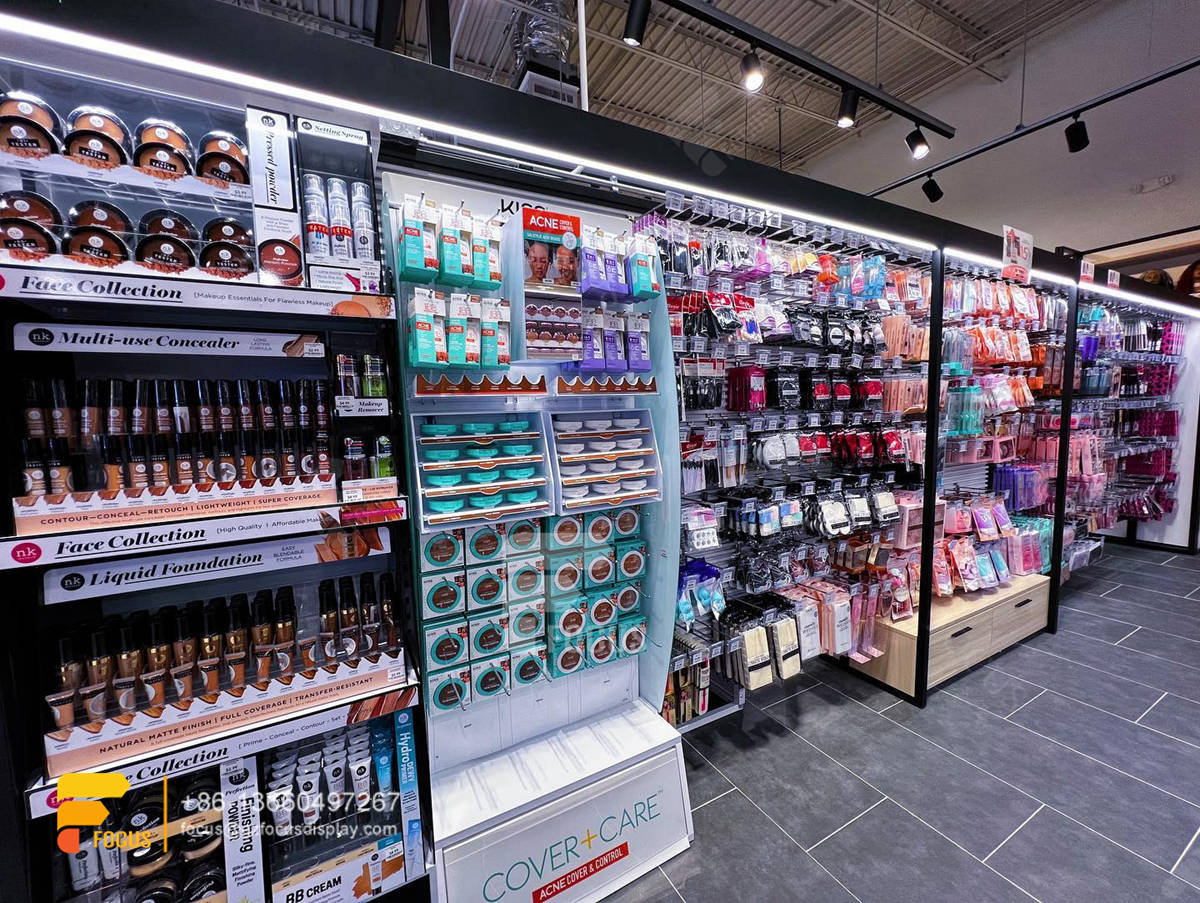hair salon layout wig display shelvess beauty cabinet