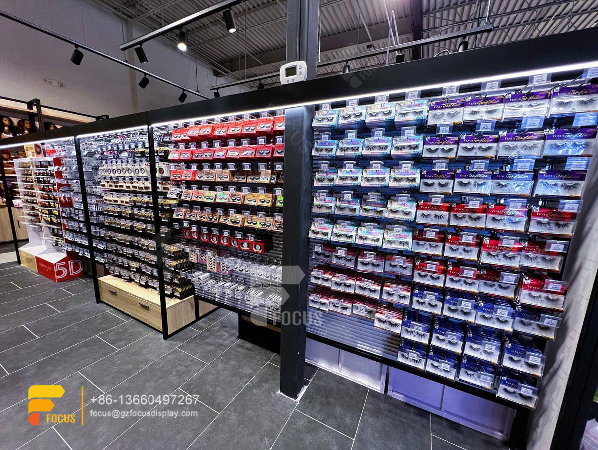 hair salon layout wig display shelvess beauty cabinet