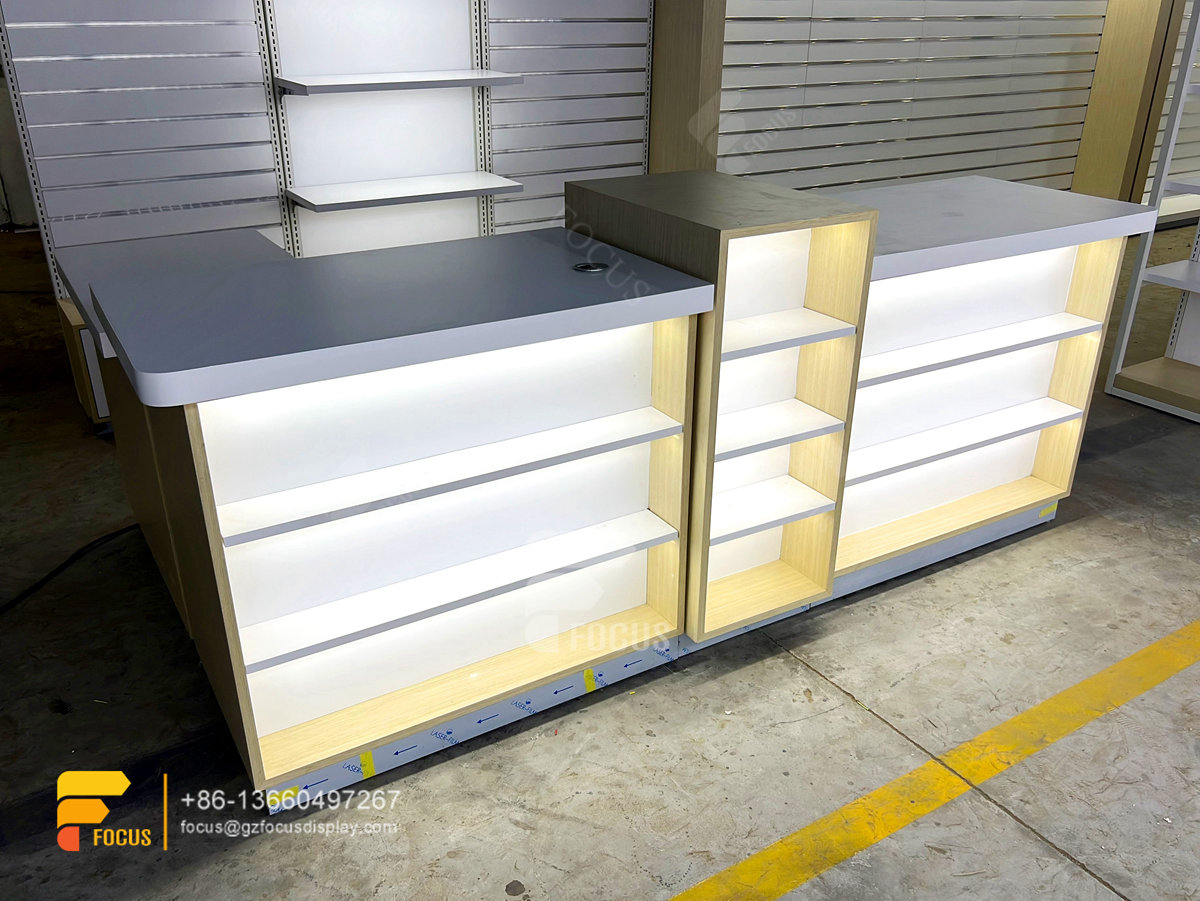 hair shop furniture wig shelf display beauty custom store