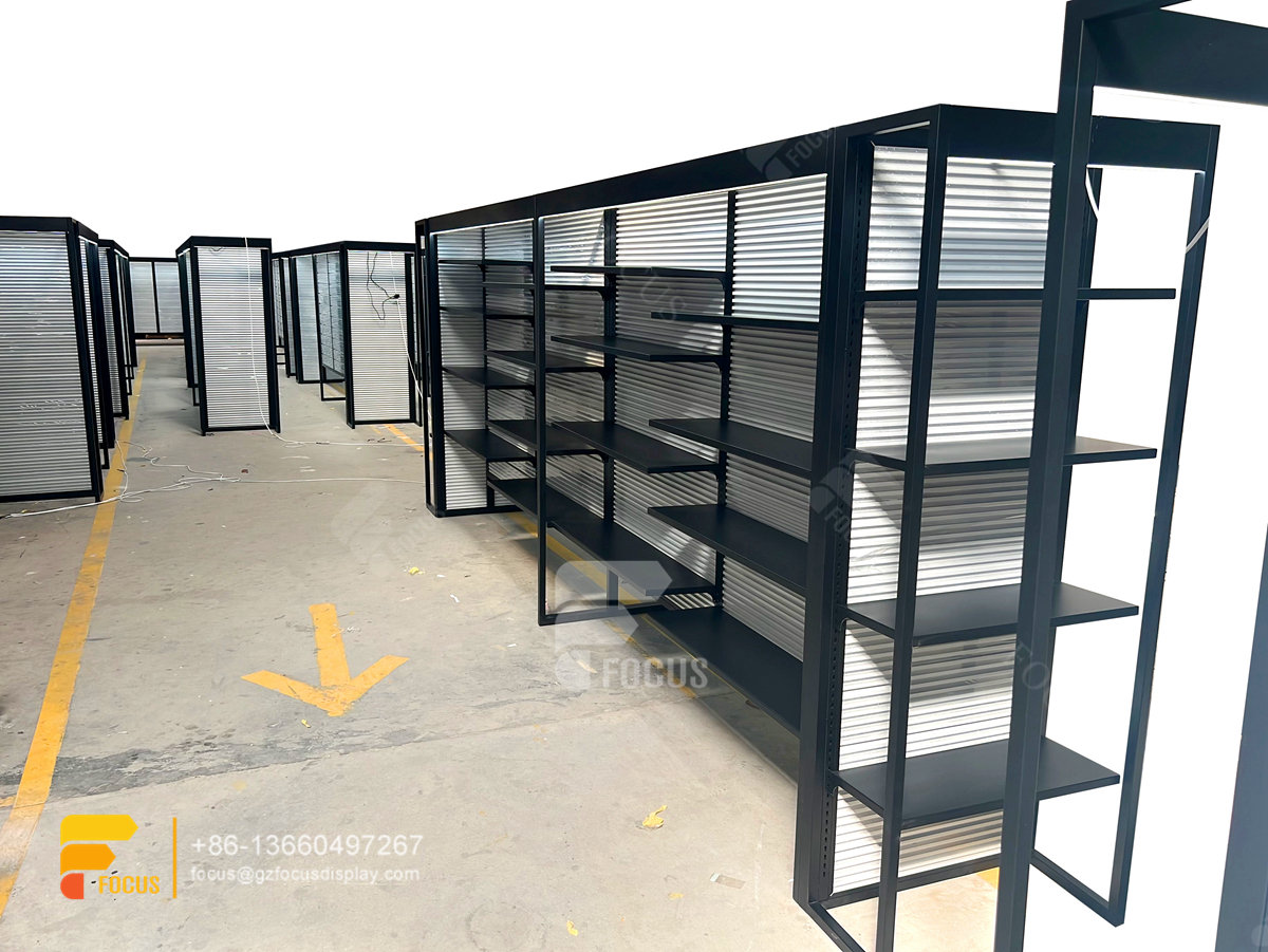 wig display shelves beauty supply store hair retail slatwall