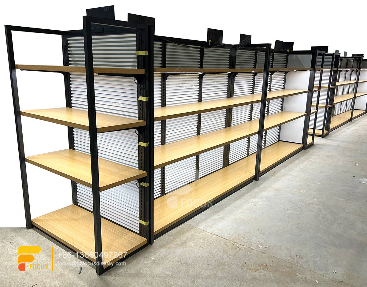 wig shop decoration design hair counter beauty shop shelving