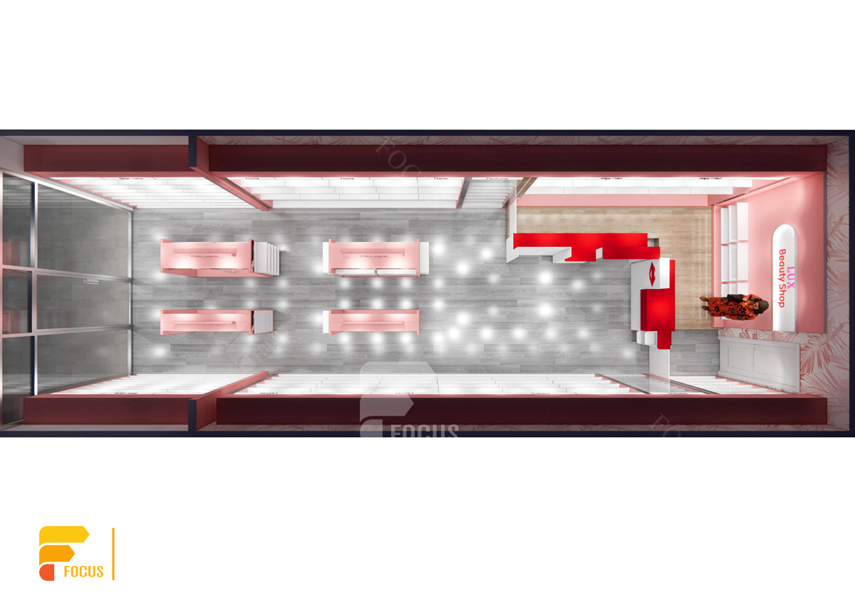 wig shop display furniture custom hair store retail beauty