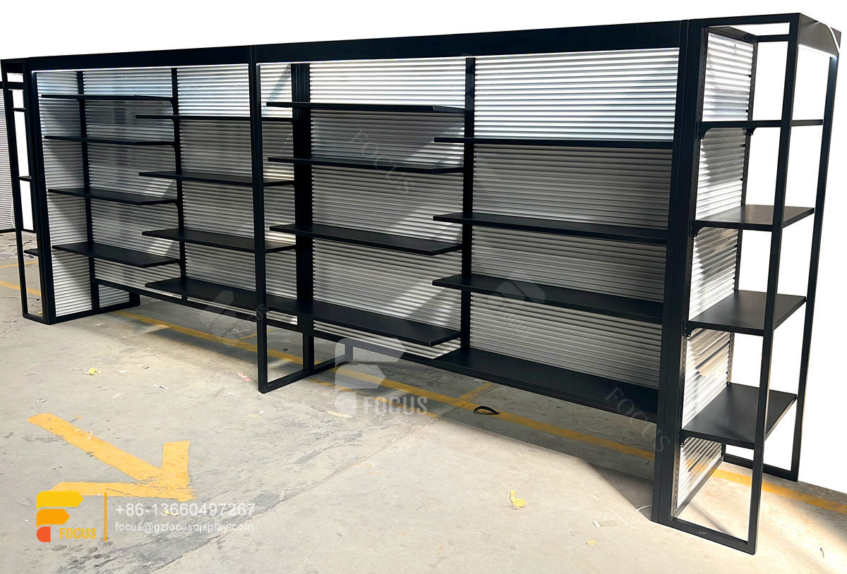 wig wall displays hair store furniture slatwall units