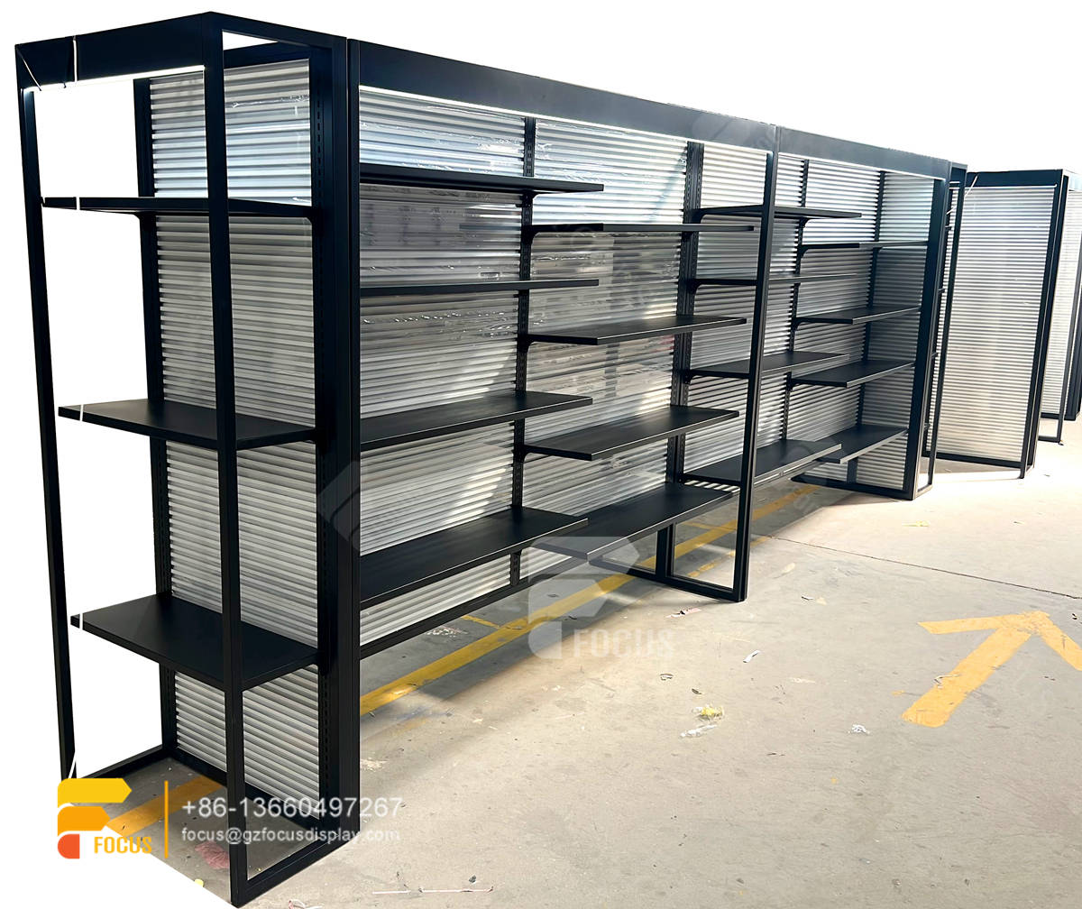 wig wall displays hair store furniture slatwall units