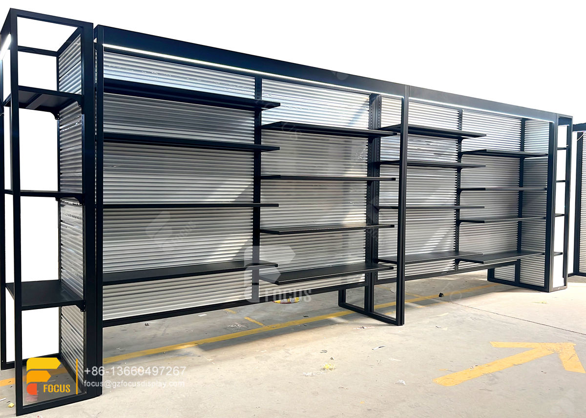 wig wall displays hair store furniture slatwall units