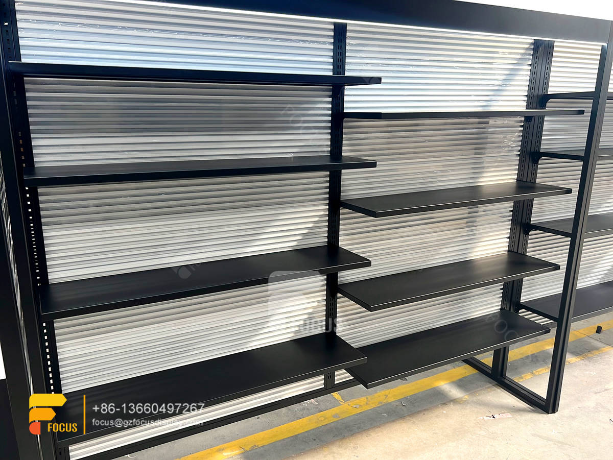wig wall displays hair store furniture slatwall units