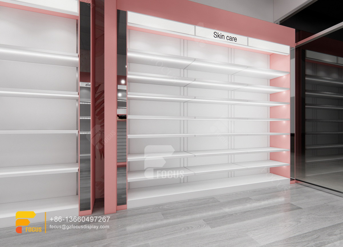 wig wall hair shop retail display beauty supply store fixtures