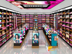 Hair Care Store Design Metal Wig Display Hair Beauty Supply Counter