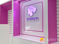 Hair Salon Shelves Wig Station Retail Slatwall Gondola Display