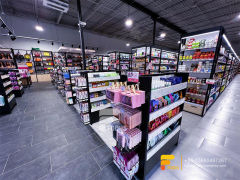 Hair Salon Layout Wig Display Shelvess Beauty Cabinet