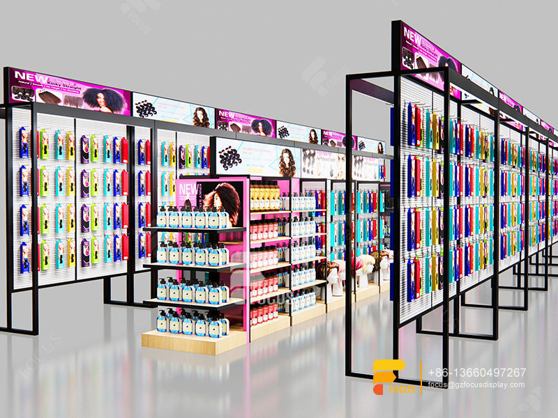 Beauty Cosmetics Shop Fitting Shop Wigs Salon Cabinet Station