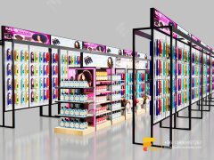 Beauty Cosmetics Shop Fitting Shop Wigs Salon Cabinet Station