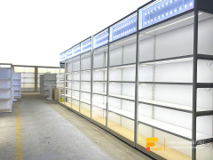 Customized Hair Show Case Wig Shelf Custom Slatwall