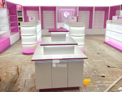Custom Hair Shelf Wig Store Shelving Beauty Display