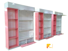 Hair Display Shelves Wig Cabinet Slatwall Display Shelves