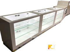 Slatewall Wig Display Hair Show Case Beauty Store Furniture