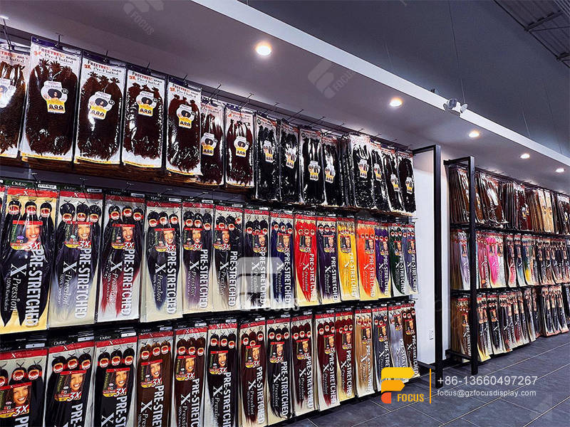 Metal Wig Display Hair Hair Showcase Counter Space Beauty Rack
