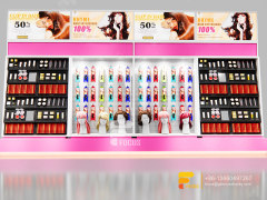 Slatwall Display Units Hair Salon Cabinet Beauty Custom Store